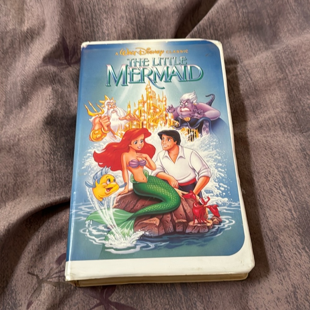 The Little Mermaid, Rare Black Diamond VHS. Controversial cover. Tape excellent.